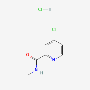 molecular formula C7H8Cl2N2O B563550 4-Chloro-N-methylpicolinamide hydrochloride CAS No. 882167-77-3