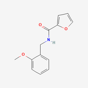 molecular formula C13H13NO3 B5635530 N-(2-methoxybenzyl)furan-2-carboxamide 