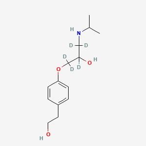 molecular formula C14H23NO3 B563557 O-Desmethyl Metoprolol-d5 CAS No. 1189981-81-4