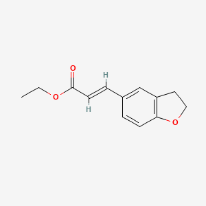 Ethyl 3-(2,3-dihydrobenzofuran-5-YL)propenoate