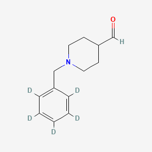 molecular formula C13H17NO B563561 1-(Benzyl-d5)-4-piperidine-carboxaldehyde CAS No. 1185027-87-5