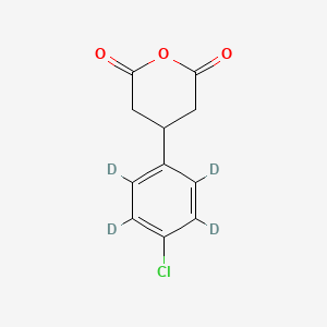 3-(4-Chlorophenyl)glutaric-d4 Anhydride