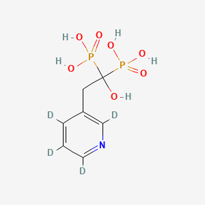 molecular formula C7H11NO7P2 B563608 Risedronic acid-d4 CAS No. 1035438-80-2