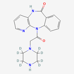 molecular formula C18H19N5O2 B563618 N-Desmethyl Pirenzepine-d8 