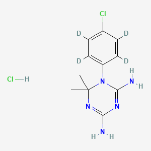 molecular formula C11H15Cl2N5 B563619 Cycloguanil-d4hydrochloride 