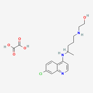 molecular formula C18H24ClN3O5 B563620 Cletoquine Oxalate CAS No. 14142-64-4