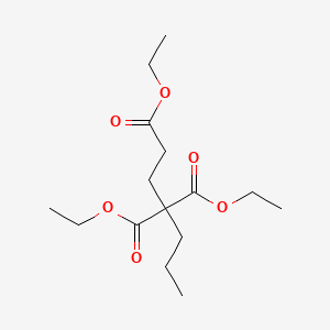 molecular formula C15H26O6 B563629 Diethyl 2-propyl-2-(ethoxycarbonyl)glutarate CAS No. 32806-70-5