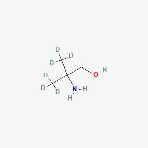 molecular formula C4H11NO B563640 2-Amino-2-methylpropanol-d6 CAS No. 51805-95-9