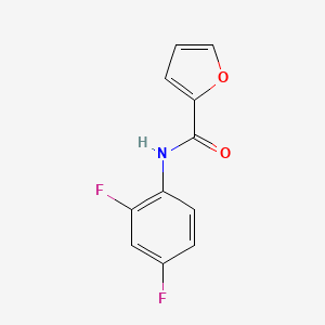 molecular formula C11H7F2NO2 B5636402 N-(2,4-difluorophenyl)furan-2-carboxamide 