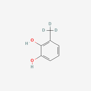 molecular formula C7H8O2 B563642 3-Methylcatechol-d3 CAS No. 1189946-33-5