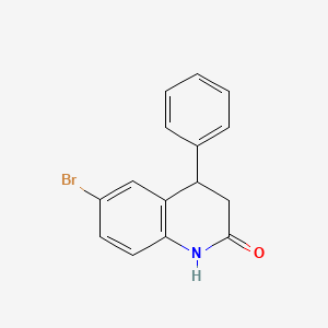 6-Bromo-3,4-dihydro-4-phenyl-carbostyril