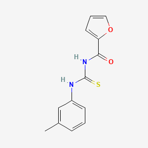 molecular formula C13H12N2O2S B5636532 3-(FURAN-2-CARBONYL)-1-(3-METHYLPHENYL)THIOUREA CAS No. 82366-71-0