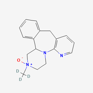 molecular formula C17H19N3O B563662 Mirtazapine-d3 N-Oxide CAS No. 1219155-54-0