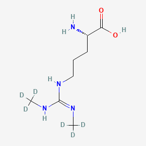 molecular formula C8H18N4O2 B563667 SDMA-d6 