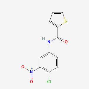 molecular formula C11H7ClN2O3S B5636679 N-(4-chloro-3-nitrophenyl)thiophene-2-carboxamide CAS No. 313970-43-3