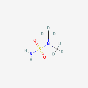 molecular formula C2H8N2O2S B563673 N,N-Dimethylsulfamide-d6 