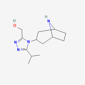 molecular formula C13H22N4O B563680 Des[1-(4,4-difluorocyclohexanecarboxamido)-1-phenylpropyl]-3-hydroxymethyl Maraviroc CAS No. 856703-83-8