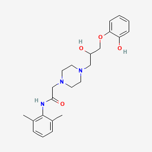 molecular formula C23H31N3O4 B563687 O-Desmethyl ranolazine CAS No. 172430-45-4