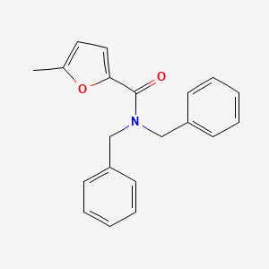molecular formula C20H19NO2 B5636930 N,N-dibenzyl-5-methylfuran-2-carboxamide 