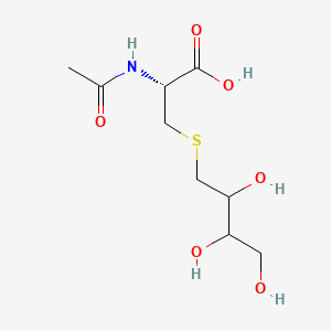 molecular formula C9H17NO6S B563710 S-(2,3,4-Trihydroxybutyl)mercapturic Acid CAS No. 219965-90-9
