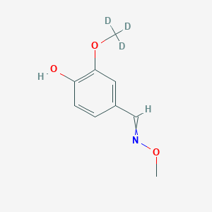 4-Hydroxy-3-methoxy-d3-benzaldehyde O-Methyloxime