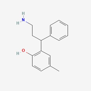 2-(3-Amino-1-phenylpropyl)-4-methylphenol