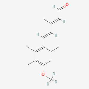 (4E)-5-(4-Methoxy-d3-2,3,6-trimethylphenyl)-3-methyl-2,4-pentadienal