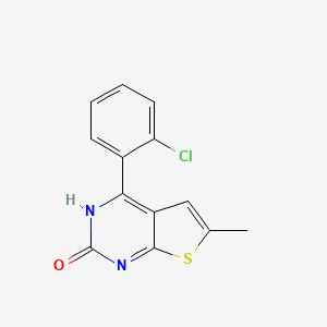 4-(2-Chlorophenyl)-6-methylthieno[2,3-d]pyrimidin-2(1H)-one