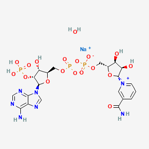 molecular formula C21H27N7NaO17P3 B563752 beta-nicotinamide adenine dinucleotide phosphate sodium salt CAS No. 698999-85-8