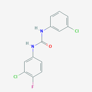 N-(3-chloro-4-fluorophenyl)-N'-(3-chlorophenyl)urea