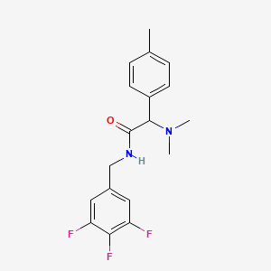 2-(dimethylamino)-2-(4-methylphenyl)-N-(3,4,5-trifluorobenzyl)acetamide