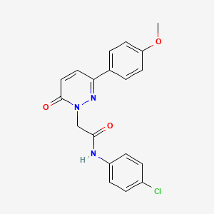 N-(4-chlorophenyl)-2-[3-(4-methoxyphenyl)-6-oxo-1(6H)-pyridazinyl]acetamide