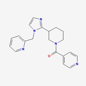 2-{[2-(1-isonicotinoyl-3-piperidinyl)-1H-imidazol-1-yl]methyl}pyridine
