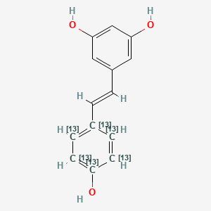 molecular formula C14H12O3 B563777 Resveratrol-13C6 CAS No. 1185247-70-4