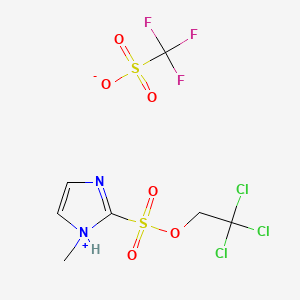 2,2,2-Trichloroethoxysulfuryl-N-methylimidazolium triflate