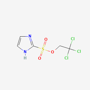 B563794 2,2,2-trichloroethyl 1H-imidazole-2-sulfonate CAS No. 903587-98-4