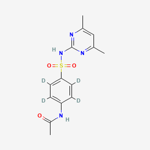molecular formula C14H16N4O3S B563795 N-Acetyl Sulfamethazine-d4 