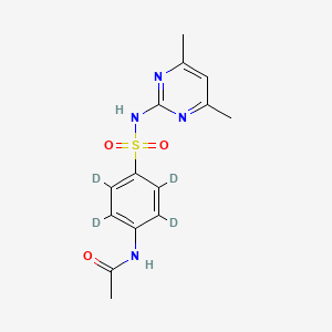 molecular formula C14H16N4O3S B563795 N-Acetyl Sulfamethazine-d4 CAS No. 1189891-99-3