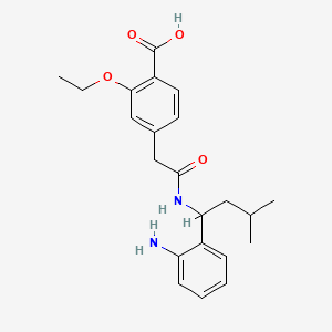molecular formula C22H28N2O4 B563815 rac-2-Despiperidyl-2-amino Repaglinide CAS No. 874908-11-9