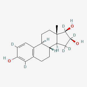 molecular formula C18H24O3 B563826 16-Epiestriol-d6 CAS No. 221093-41-0