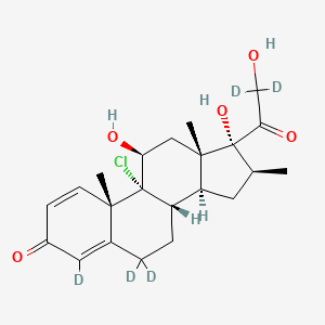 molecular formula C22H29ClO5 B563828 Beclomethasone-d5 
