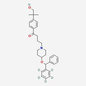 molecular formula C32H39NO3 B563843 Hydroxy Ebastine-d5 