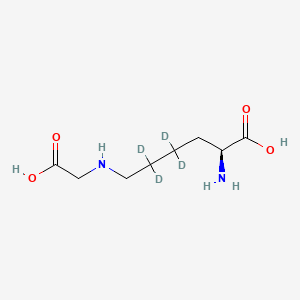 molecular formula C8H16N2O4 B563863 Nepsilon-(1-Carboxymethyl)-L-lysine-d4 CAS No. 936233-18-0