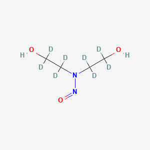 molecular formula C4H10N2O3 B563865 N-Nitrosodiethanolamine-d8 CAS No. 1173019-53-8