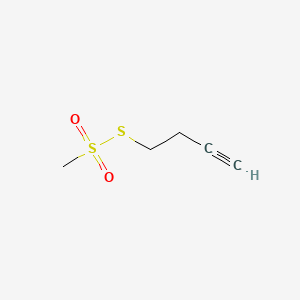 molecular formula C5H8O2S2 B563867 3-Butynyl Methanethiosulfonate CAS No. 1170318-61-2