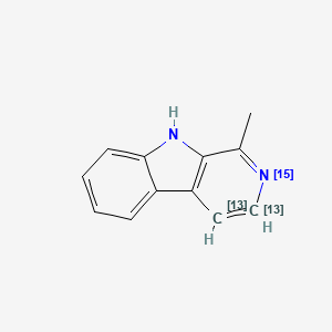 molecular formula C12H10N2 B563870 Harman-13C2,15N CAS No. 1189461-56-0