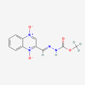 molecular formula C11H10N4O4 B563874 Carbadox-d3 CAS No. 1185240-06-5