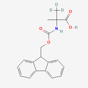 molecular formula C19H19NO4 B563883 Fmoc-methylalanine-d3 CAS No. 1216885-36-7