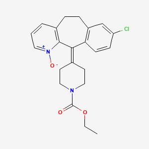 molecular formula C22H23ClN2O3 B563890 Loratadine N-oxide CAS No. 165739-62-8
