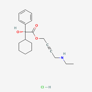 molecular formula C20H28ClNO3 B563901 (R)-N-Desethyl Oxybutynin Hydrochloride CAS No. 181647-12-1